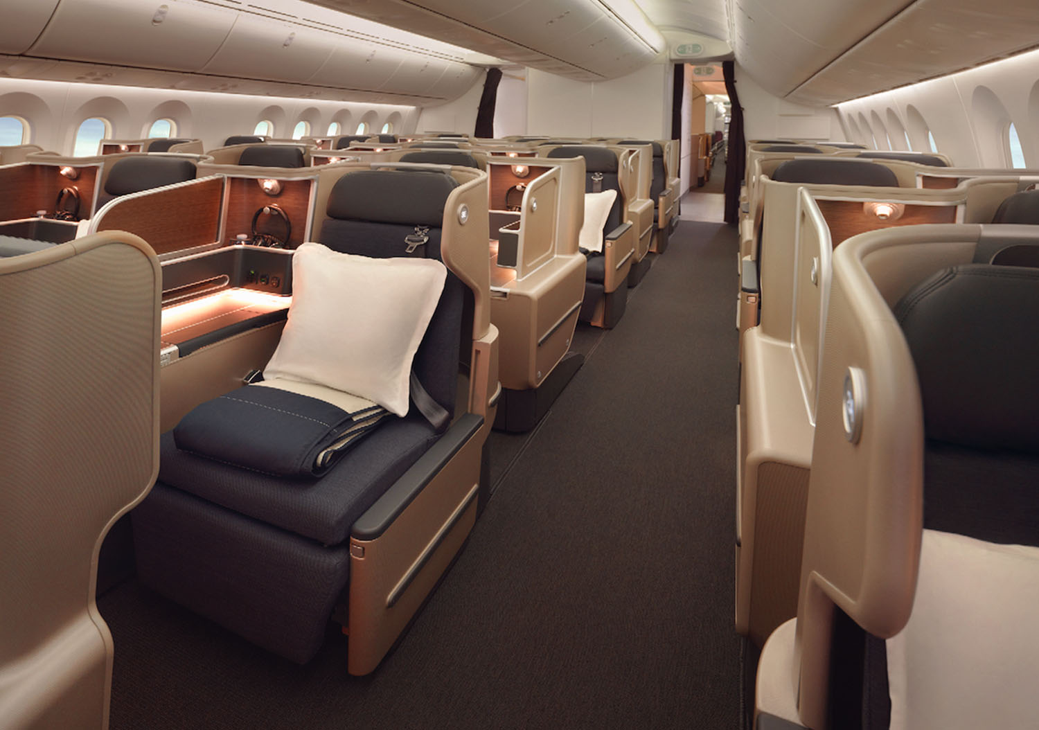 Qantas Business Class